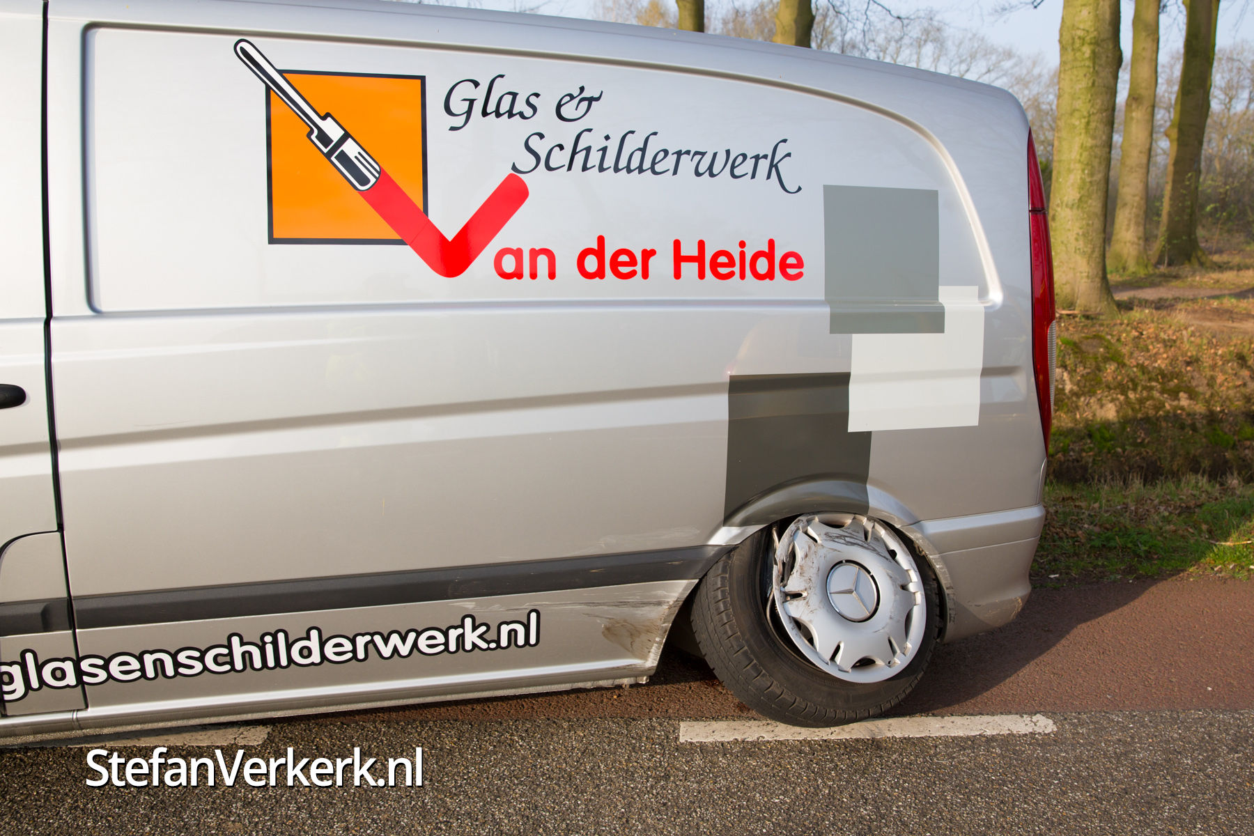 Ongeval MhenewegZuid Oude Dijk Oldebroek Foto's Stefan Verkerk