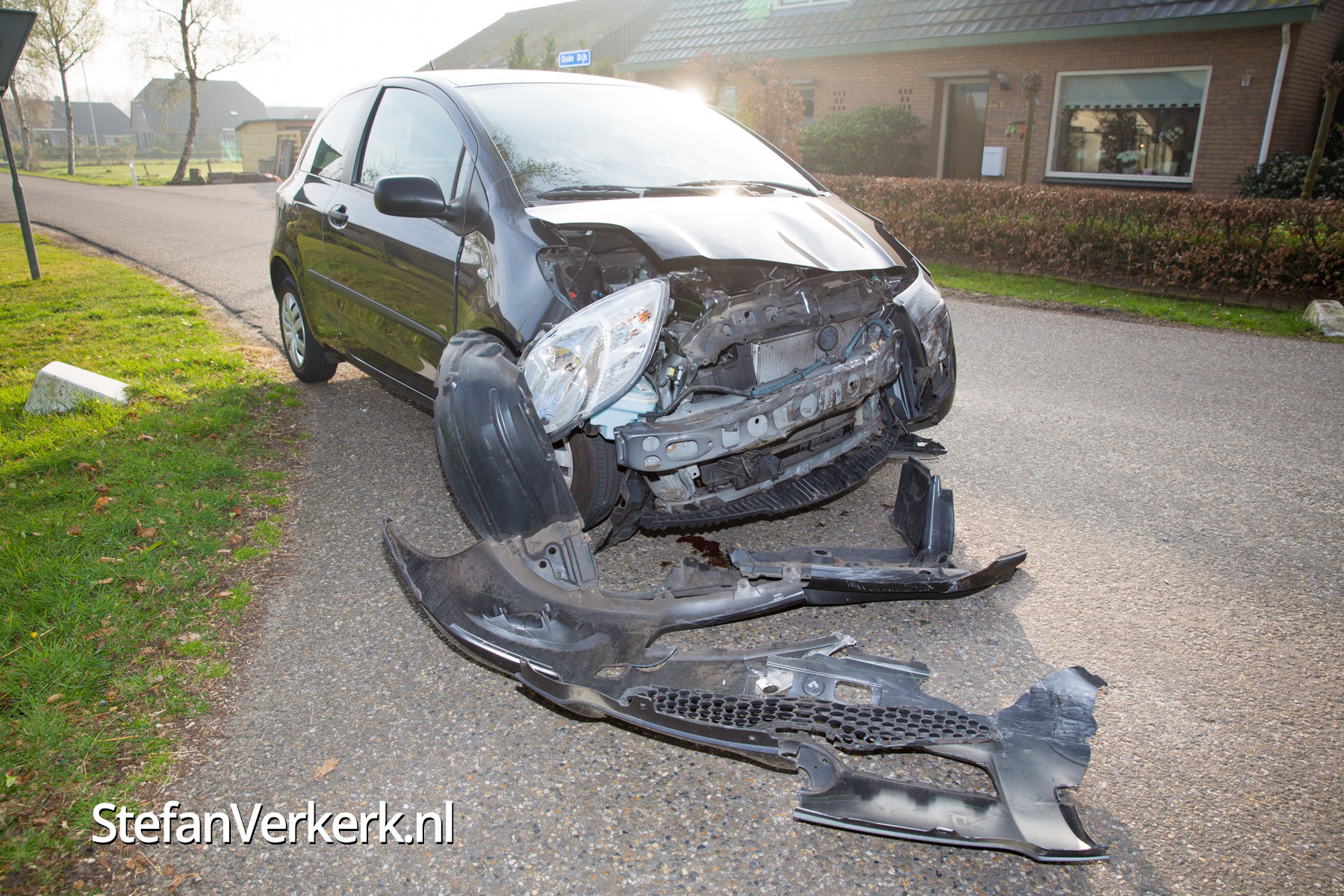 Ongeval MhenewegZuid Oude Dijk Oldebroek Foto's Stefan Verkerk
