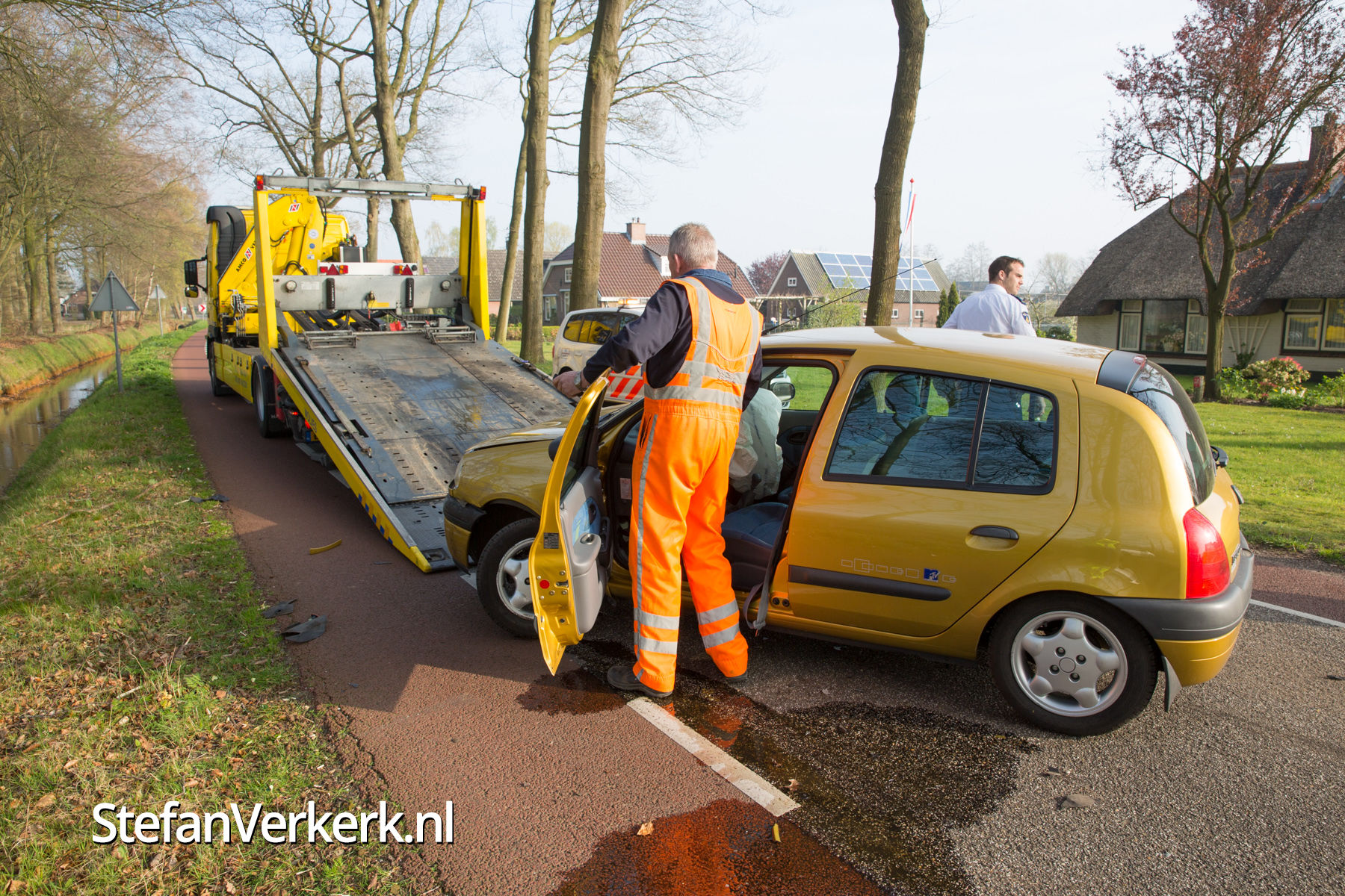 Ongeval MhenewegZuid Oude Dijk Oldebroek Foto's Stefan Verkerk