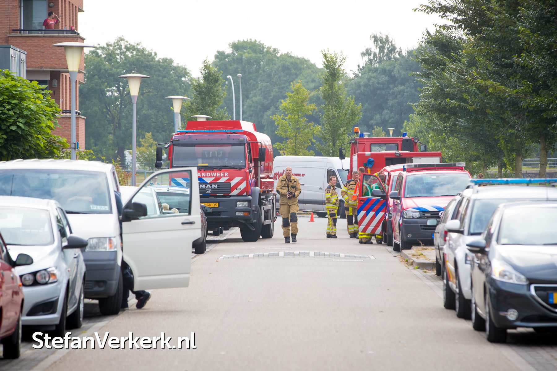GRIP 2 Grote hulpverlening gaslekkage Erfwal Zwolle Foto's Stefan